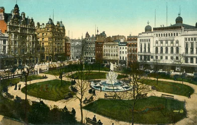 Leicester Square, Londyn, ok. 1910.