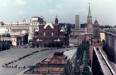 Mauzoleum Lenina, Plac Czerwony, Moskwa, 1980