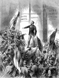 Leon Gambetta proklamujący Republikę Francuską, 4 września 1870 1882-1884