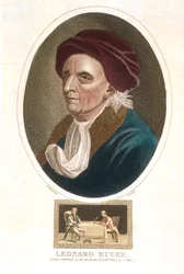 Leonhard Euler 1707-1783, szwajcarski matematyk, 1801