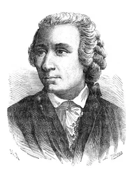 Leonhard Euler, XVIII-wieczny szwajcarski matematyk, 1874