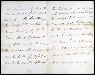 List Florence Nightingale, maj 1856
