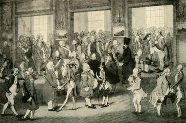 W drzwiach po prawej stronie grobla lorda gubernatora Cornwallis, 1925.