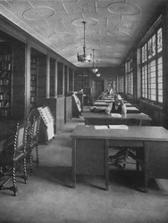 Biblioteka i redakcja, The Evening News Building, Detroit, Michigan, 1924