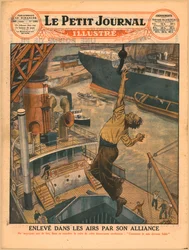 Uniesiony w powietrze przez obrączkę, 1929.
