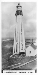 Latarnia morska, Father Point, Quebec, Kanada, ok. 1920 r.