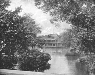 Lincoln Park, Chicago, Illinois, USA, ok. 1900.