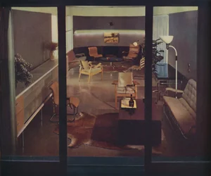 Biuro w salonie, Russel Wright, 1939