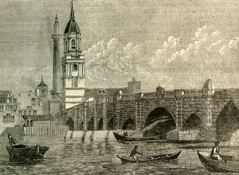 Most Londyński, ok. 1872 r.