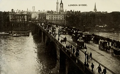 London Bridge, koniec XIX i początek XX wieku.