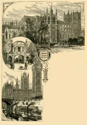Londyn. Westminster i zachodnie przedmieścia, 1881.