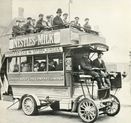 Londyński autobus parowy, ok. 1900, 1947.