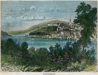 Londonderry, Ulster, Irlandia, ok. 1880