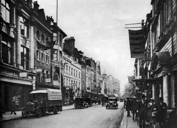 Patrząc na południe na New Bond Street, Londyn, 1926-1927