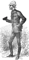 Lord Chelmsford, portret oficera wykonany na krótko przed bitwą pod Ulundi, ok. 1880