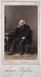 Lord Elgin, brytyjski dyplomata, ok. 1860
