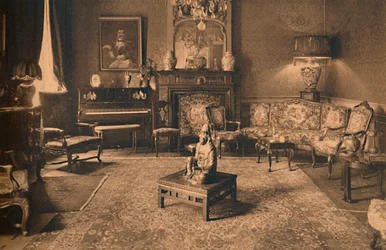 Sala Ludwika XIV w Ambasadzie Kubańskiej w Brukseli, Belgia, 1927.