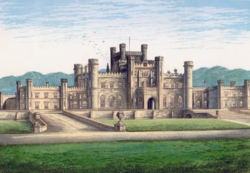 Zamek Lowther, Cumbria, koniec XIX wieku