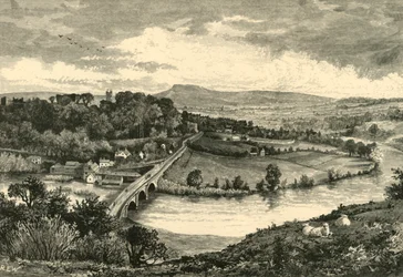 Ludlow, z Whitcliffe, 1898.