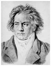 Ludwig von Beethoven, niemiecki kompozytor, c1818-1822 1956