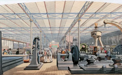 Machinery Hall, Crystal Palace Exhibition, Londyn, 1851