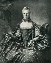 Fryzura Madame Adelaide, 1756, 1903.