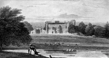 Madingley Hall, Madingley, Cambridgeshire, XIX wiek 1912