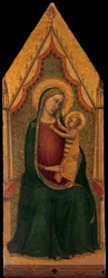 Madonna z Dzieciątkiem na tronie, ca. 1335-39.