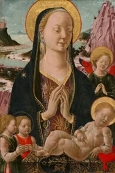 Madonna z Dzieciątkiem z Aniołami, ok. 1930 14551470.