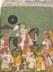 Maharana Jagat Singh II w Procesji, ca. 1745.