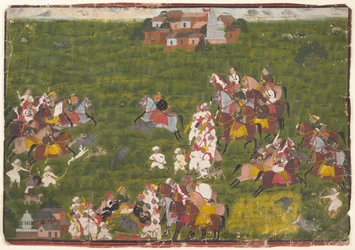 Maharana Sangram Singh Polowanie na Dzikiego Bora, Ca. 1725.