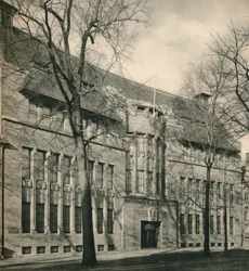 Główna fasada, Bank of Rotterdam, Haga, 1920