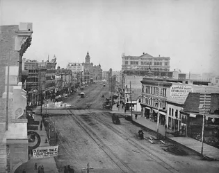 Główna ulica, Winnipeg, Manitoba, c1897.