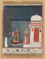 Malashri Ragini z serii Ragmala, 1640.