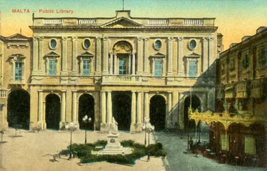 Malta - Biblioteka Publiczna, c1918-c1939.
