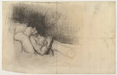 Śniący człowiek, 1825-80.