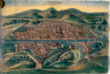 Mapa Florencji, XV wiek