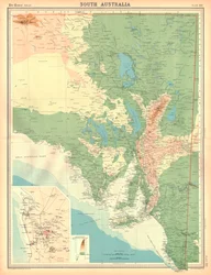 Mapa Australii Południowej