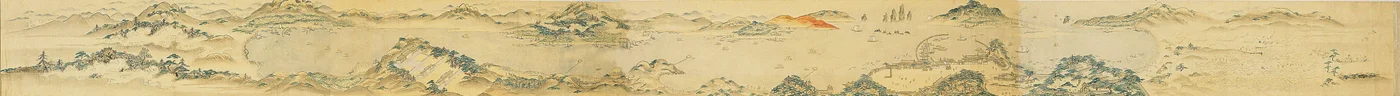Mapa Choryang Waegwan i okolic w Busan podczas Joseon..., XIX wiek.