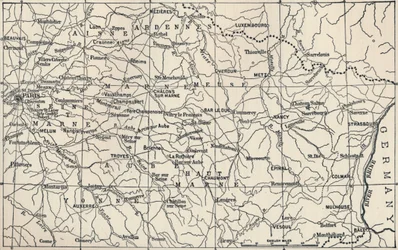 Mapa Pola Operacyjnego w latach 1814, 1896