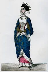 Małgorzata z Prowansji, królowa małżonka Ludwika IX z Francji, XIII wiek 1882-1884