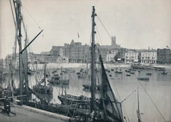 Margate - Port i molo, 1895