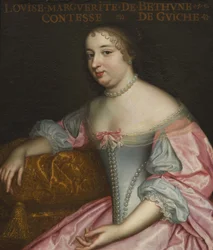 Marguerite Louise Suzanne de Béthune 1643-1726, hrabina Guiche, księżna Lude, ok. 1665.
