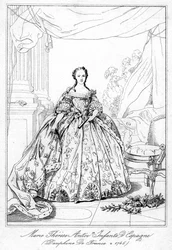 Maria-Teresa z Hiszpanii, córka króla Hiszpanii Filipa V, 1726-1746