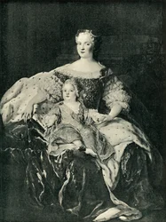 Maria Leszczyńska i Delfin, ok. 1730, 1903.