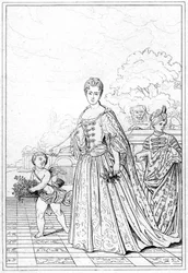 Marie Adelaide of Savoy, księżna Burgundii, ok. XVII w.