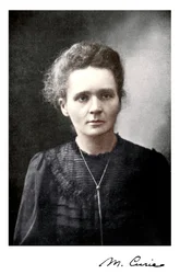 Marie Curie, urodzona w Polsce fizyka francuska, 1917