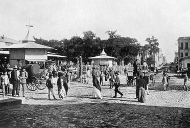 Rynek, Asuncion, Paragwaj, 1911