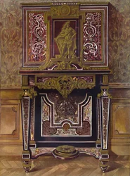Szafka Marquery z dekoracją z pozłacanego brązu, AndrÚ Charles Boule, 1903