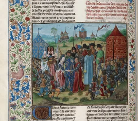 Małżeństwo Izabeli Valois i Ryszarda II, ok. 1470-1475.